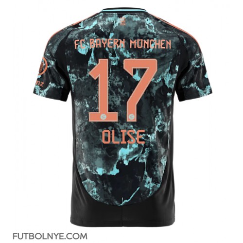 Camiseta Bayern Munich Michael Olise #17 Visitante Equipación 2024-25 manga corta